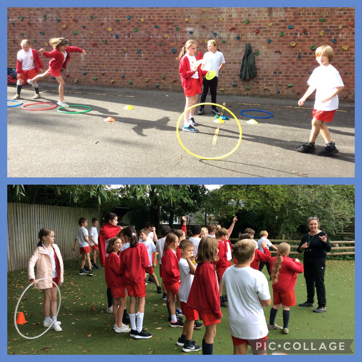FrodshamCE's tweet photo. Hereโs #Y6 enjoying their recent #PlayLeader training. Can you tell weโve just found the missing class iPad? ๐ธ๐ Weโre back! https://t.co/YzViJW3R21