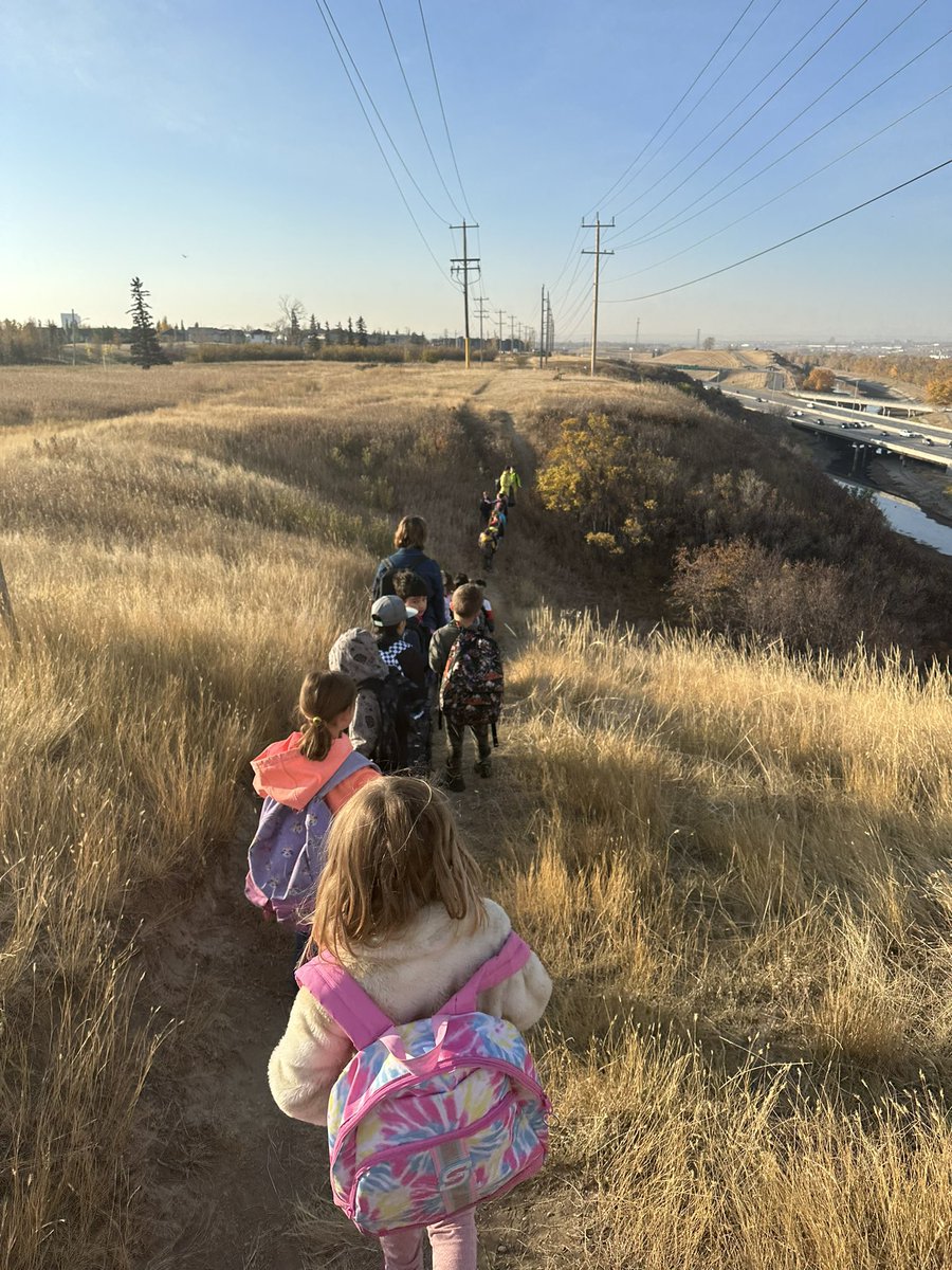 VVClachrie's tweet photo. We had a beautiful walk to the ridge today! Students enjoyed learning on and from Na’a, and took time to sketch what they saw. https://t.co/yMo10KsVNm