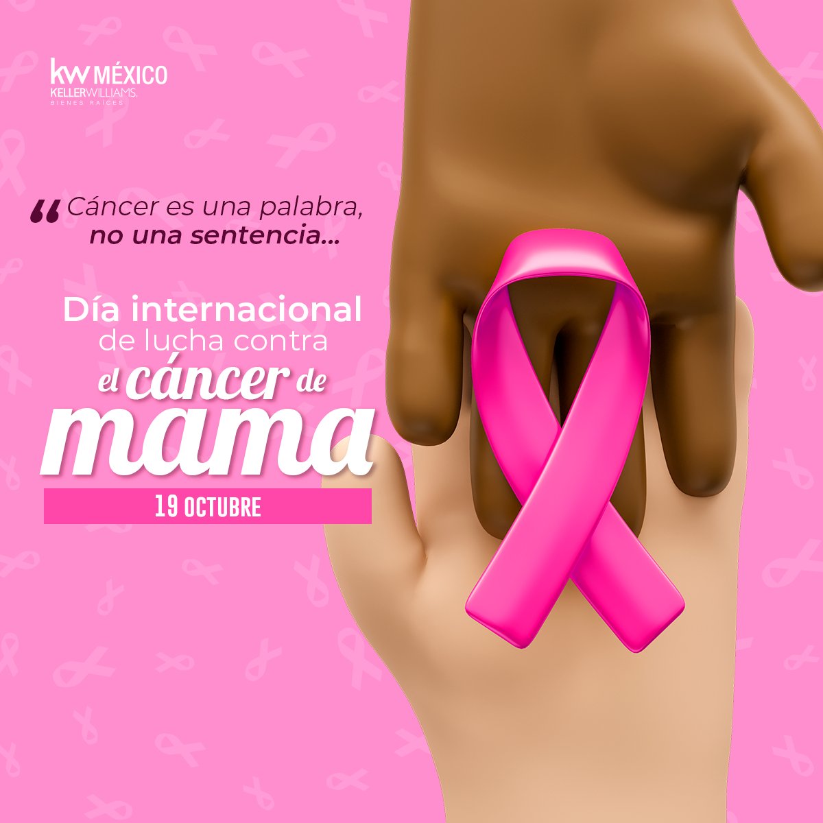 En el Día Mundial de la Lucha contra el Cáncer de Mama queremos recalcar la importancia de la detección precoz para fomentar la concientización de esta lucha. ¡Siempre firmes y a seguir luchando, juntos lo lograremos! 💆🏻‍♀️⏳🎀 #GirlPower #OctubreRosa #DetecciónTemprana #SomosKW