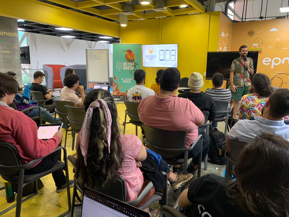 Populart_NFT's tweet photo. Familia de @Populart_NFT Los saludamos desde @EthMedellin @ethlatam una semana informal de #Ethereum donde la comunidad se reune a colaborar. Y nosotros estamos aqui para aprender y dar los proximos pasos con Nuestra #Coleccion 🥳

Muy atentos a lo que se viene!🙌
#NFTs #NFTlatam https://t.co/BxUzw0dAlN