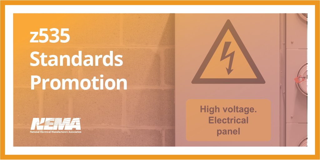 NEMA has updated our flagship series of safety standards, #ANSI Z535, providing additional workplace hazards and related safety signs to prevent accidents and injuries. The new editions are available in the NEMA Standards Store: techstreet.com/nema/standards…