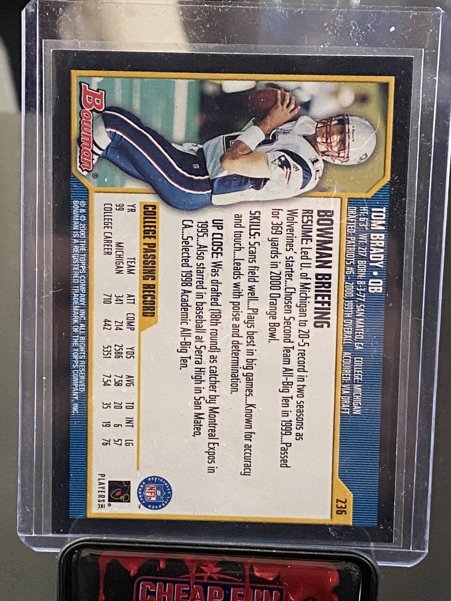 DanHaase's tweet photo. Thanks @CheapFunBreaks for the October Mystery Box!! Woot!! #TomBrady #NiceHit https://t.co/Xqazripkzn