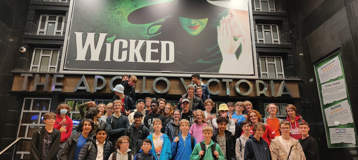 Have had an amazing time at Wicked tonight!