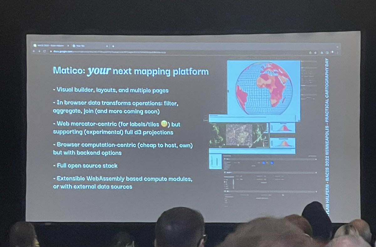 caseymmiller's tweet image. awesome last presentation of the day at #NACIS2022 on Matico from @dchalpern