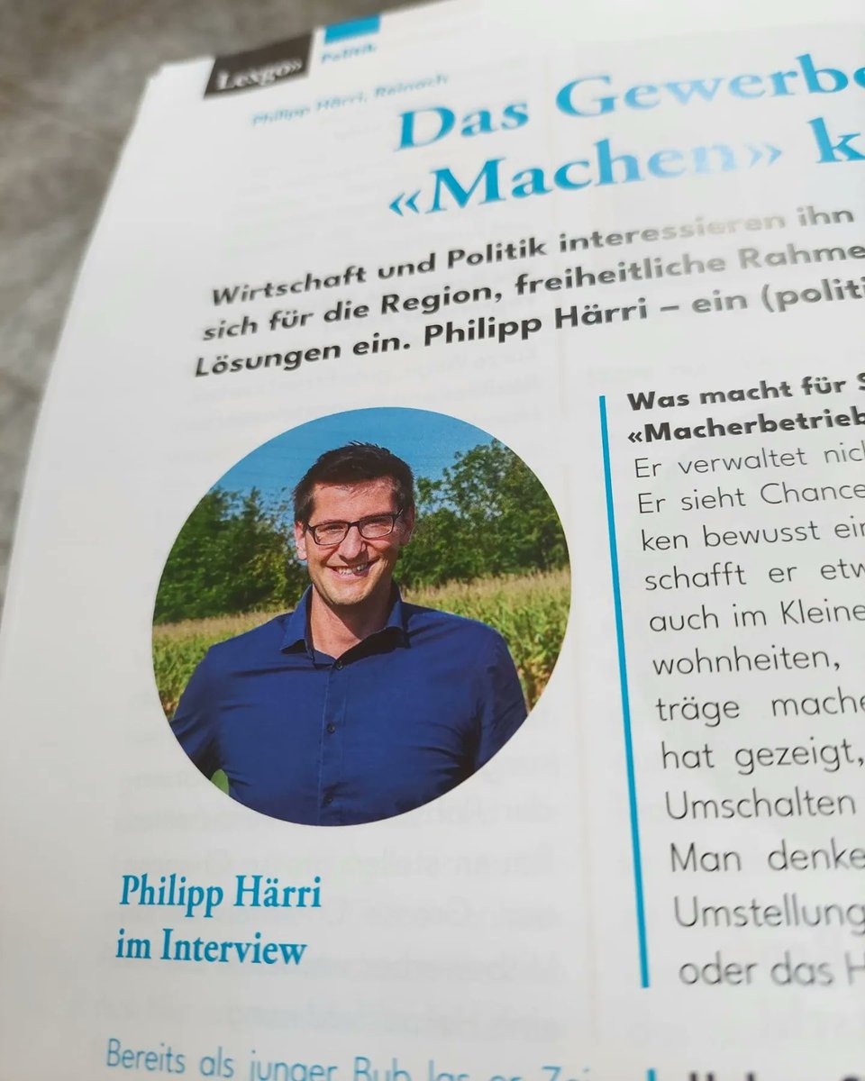 Phil_Haerri's tweet photo. Das Lezgo-Magazin hat mich zu meinen politischen und wirtschaftlichen Ansichten befragt 😊
=> reinschauen 😉
https://t.co/xUbzDuBGOg https://t.co/pwBdwfIgR3