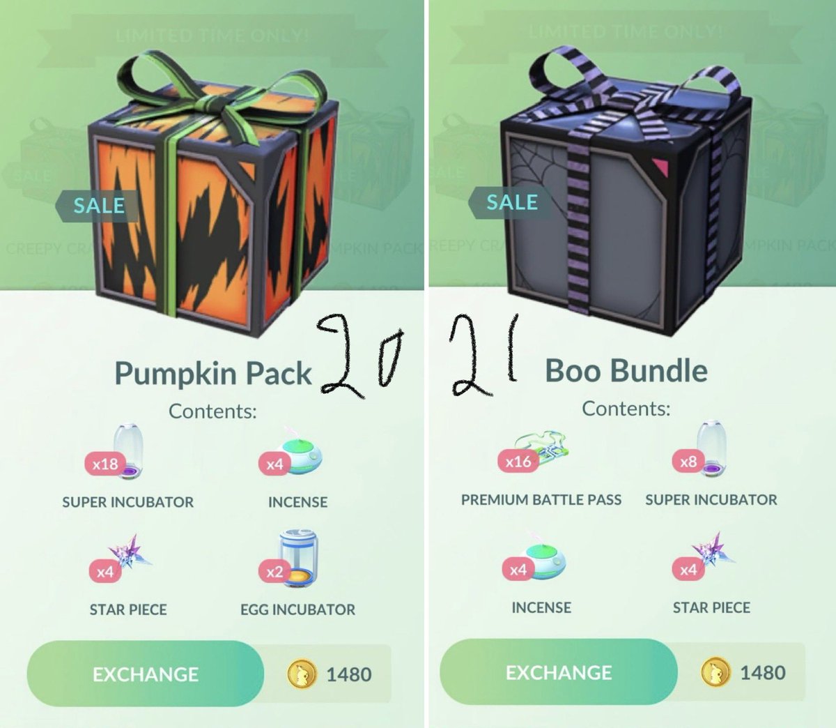 jburb222's tweet photo. @PokemonGoApp How can you justify the cost of the hallowe’en boxes especially when compared to last years??!! https://t.co/6doIyQ1lR9