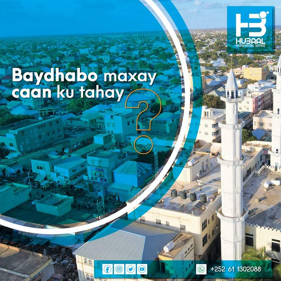 Hubaalbs's tweet photo. Baydhabo maxay caan ku tahay ?
#SWS #KGS
Halkaa nagula wadaag. https://t.co/DG8woxkyFx