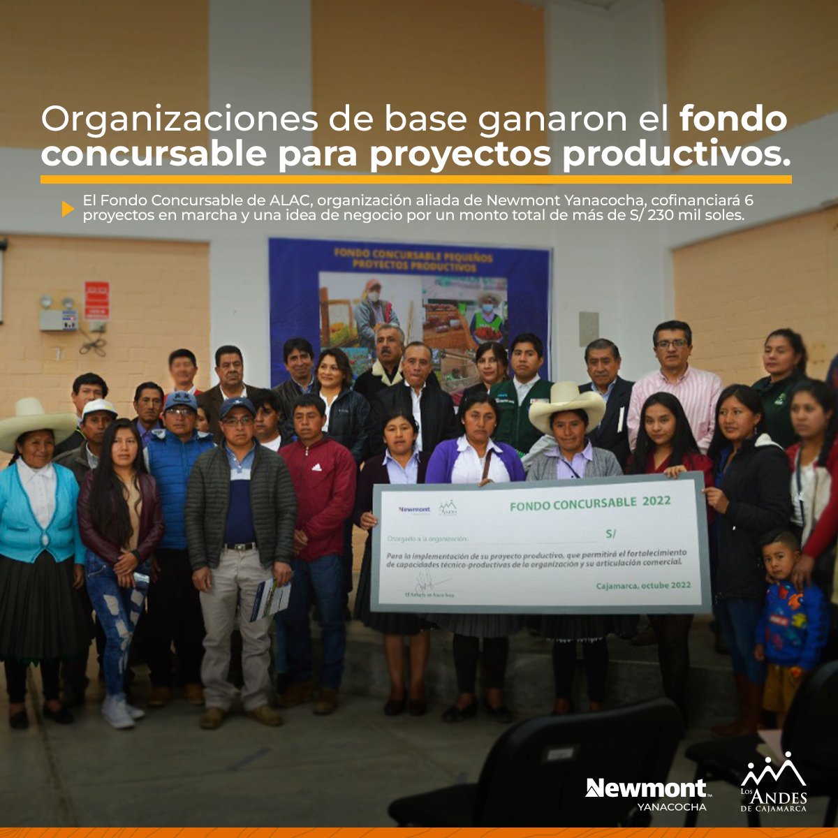 LosAndesCaj's tweet photo. Hoy, miércoles 19 de octubre se realizó la suscripción de convenios con las organizaciones de base que ganaron el Fondo Concursable 2022, para pequeños proyectos productivos, 1/4 https://t.co/A6qELdASHu