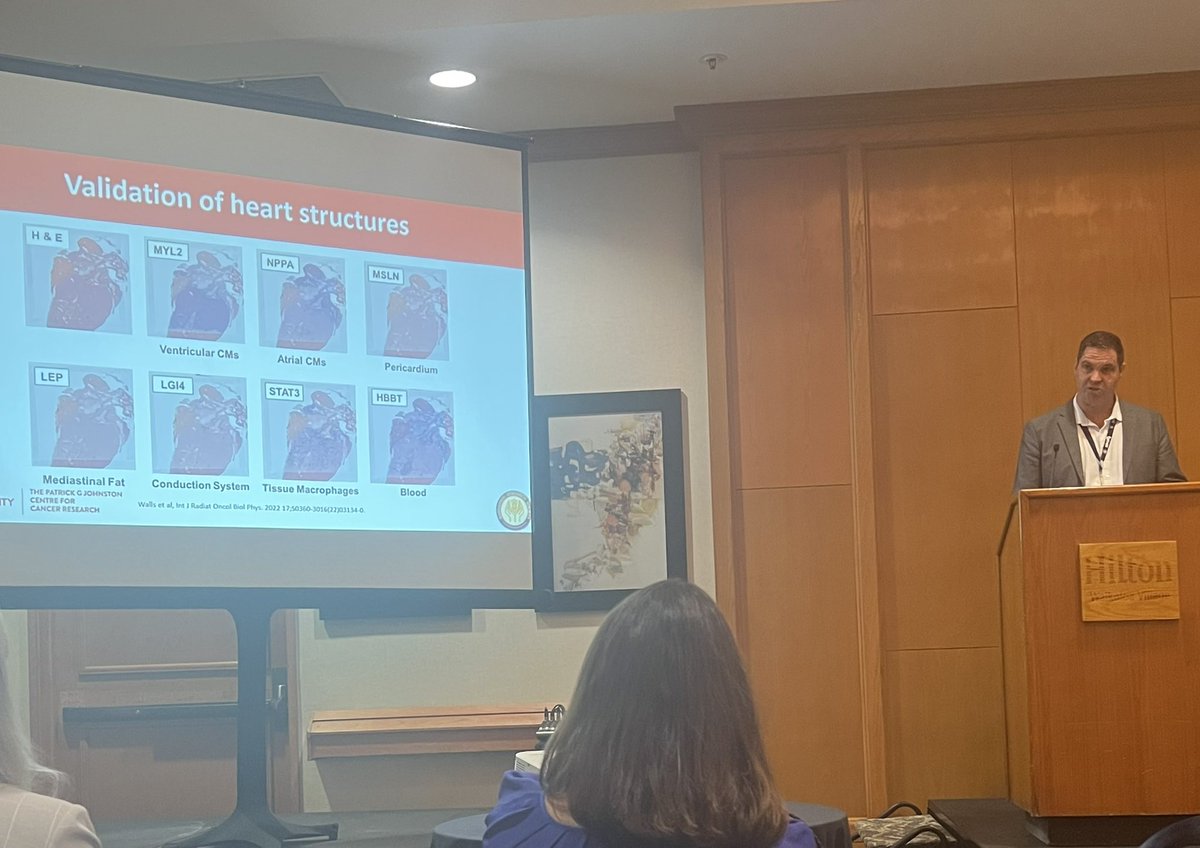 Carmen Bergom MD PhD (@carmenbergom) on Twitter photo #RadRes2022 Cardiac Session Dream Team cont’d. <a href="/K_Butterworth/">Karl Butterworth</a> talk on preclinical RT models of #radiation #cardiotoxicity with spatial heart RT. Location location location! It matters!@RRS_RadRes <a href="/gwalls89/">Gerard Walls</a> #RadRes2022 Cardiac Session Dream Team cont’d. <a href="/K_Butterworth/">Karl Butterworth</a> talk on preclinical RT models of #radiation #cardiotoxicity with spatial heart RT. Location location location! It matters!@RRS_RadRes <a href="/gwalls89/">Gerard Walls</a>