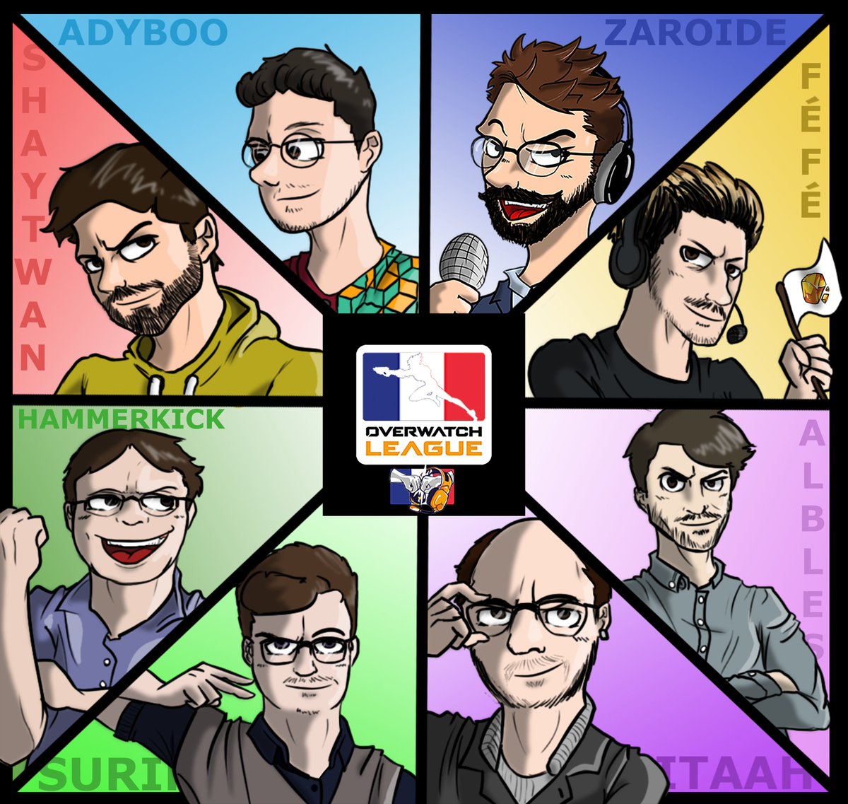 OW_Esports's tweet photo. Another week, more incredible #31DaysOfOWLtober Fan Art π¨
"French Broadcast" - @EvoRay25
"Lucio!!" - @boar07890
"Pharah" - @ la_shinku (IG)
"I need healing" - B https://t.co/q1AEG8WMCU