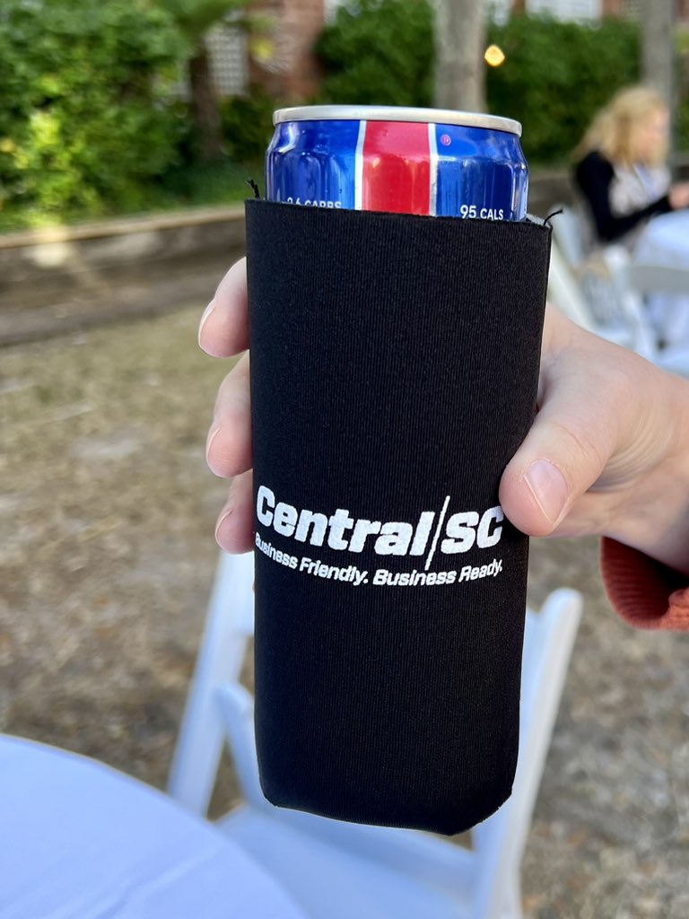 SCManufacturers's tweet photo. Kicking off the #SCMfgSummit at Wild Dunes this evening. Thanks to our Koozie Sponsor @Central_SC for keeping our drinks cold! https://t.co/NQBEmTK6hl