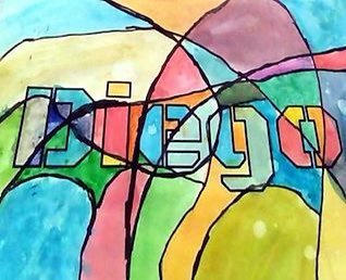 SweetlifeofArt's tweet photo. Students explored the science &amp; art in Optical Illusions . Students focused on the principals of design &amp; formatted their names for their art in @tgleason70 Tech Class . Then students overlapped their names with paint &amp; sharpie in Art to create an Optical Illusion . #BeEvergreen https://t.co/CZiE1wQGHe