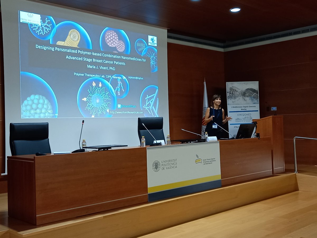 XReqomed's tweet photo. 👏👏👏Amazing talks at @XReqomed  by MJesús Vicent (CIPF) and Carmen Rotger (UIB)
@UPV, @FacQuimicaUVEG, @Supramol_UV https://t.co/Xpjfh72iT6