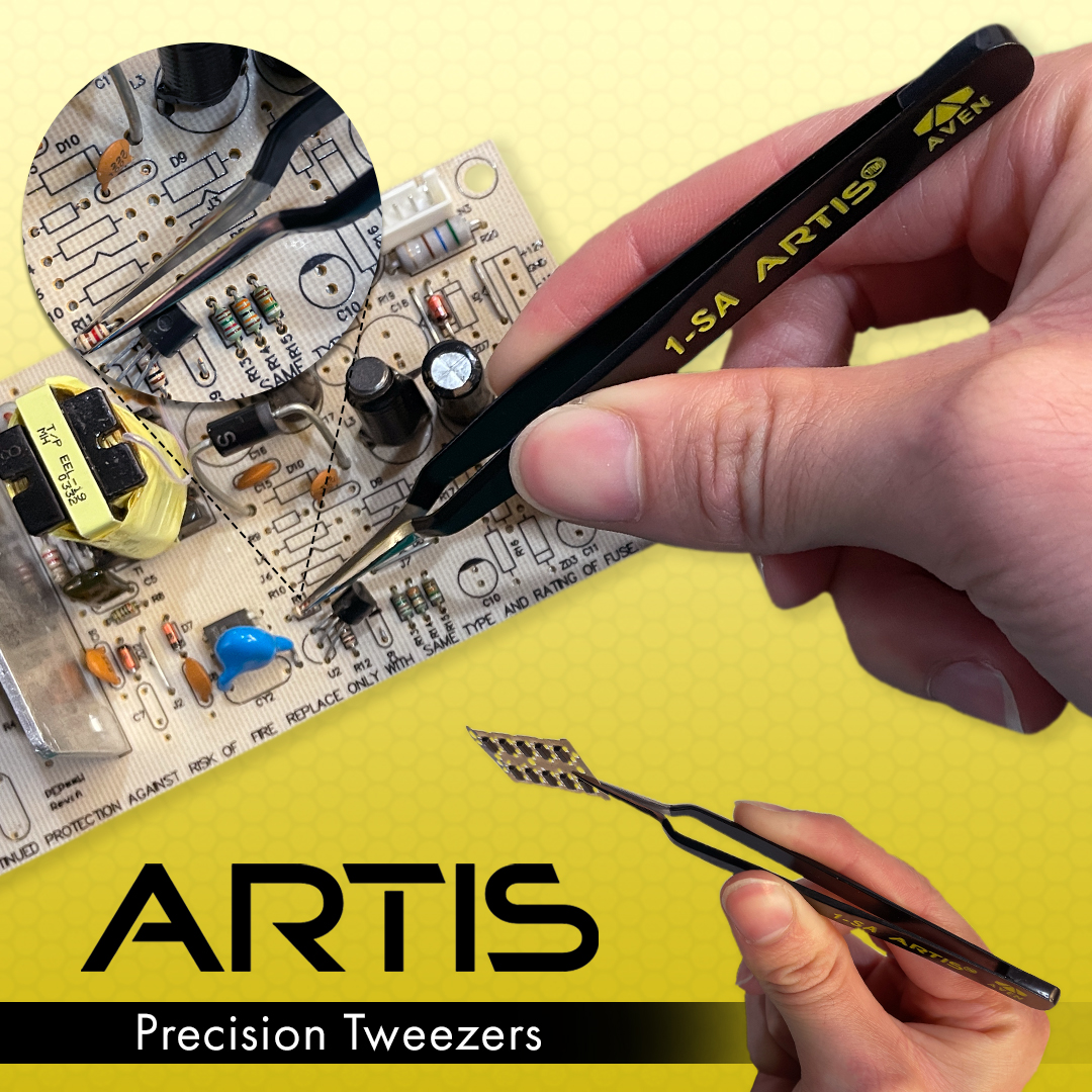 aventools's tweet photo. Unlike other tweezers, the angled bend on our Artis tweezers allows the tips to be aligned parallel to each other, providing a larger surface area to work with while reducing hand fatigue. Learn more at https://t.co/NZZlKaaXcQ
-
#Tweezers #Tools #HandTools #AvenTools #Artis https://t.co/yrf020fCL6