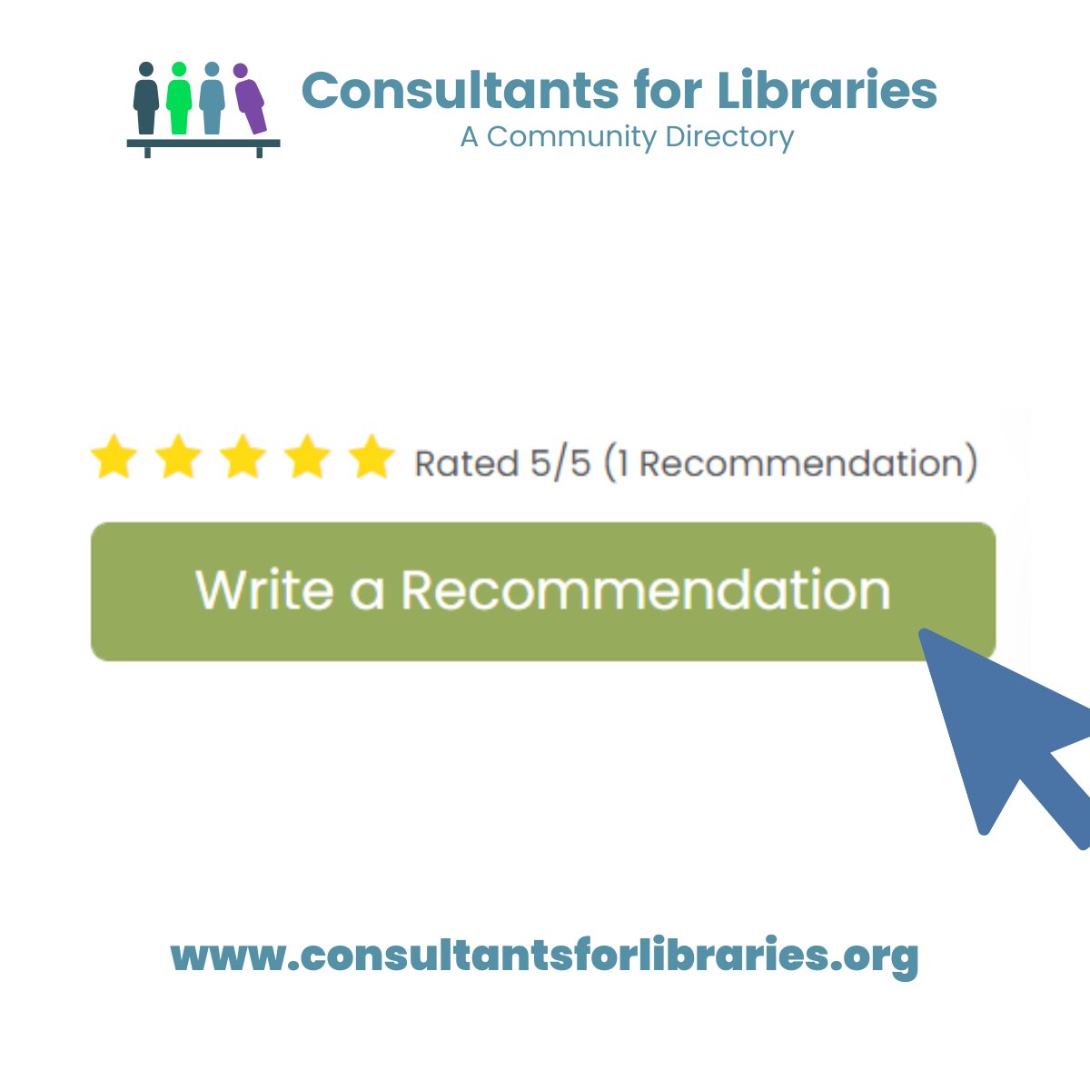 Consult4Library's tweet photo. Consultants: Show off your satisfied clients and request a recommendation! Enhanced and Firm members can display client recommendations on their listing.

Visit our Consultant Resources page for details: https://t.co/VRCLAK3hs1

#consultants #libraries #museums #archives https://t.co/lsUovsJLgg