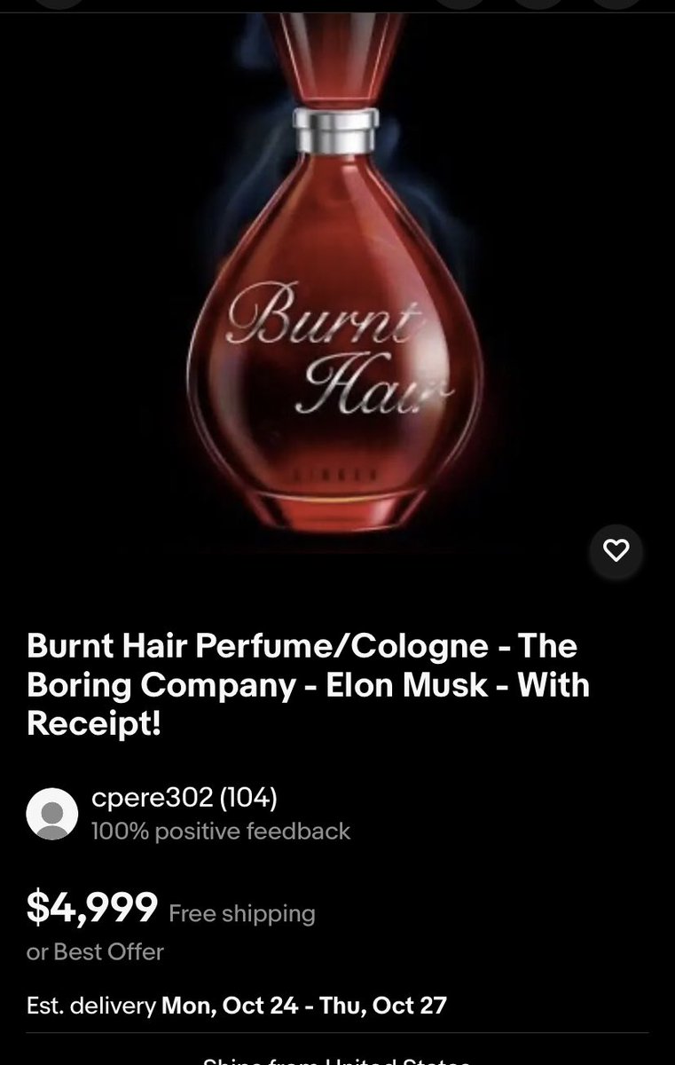 AmberZohar's tweet photo. @elonmusk Ohh Don’t worry, you can buy it from @eBay 😎 #BusinessMan https://t.co/IrCQirxf7M