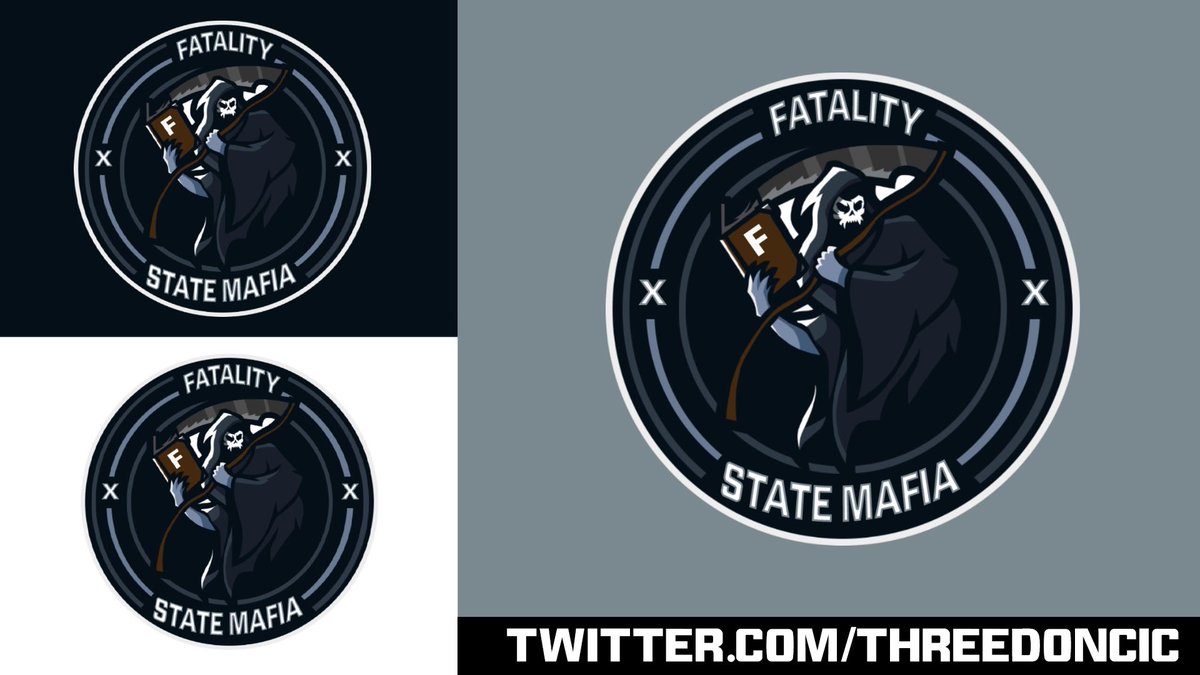 ThreeDoncic's tweet photo. Logo for @Fatality_2K &amp; @StateMafia23 

❤️+♻️

@EnergyGHQ @Big_Brudda_PURP @2KCrewFinder @2kPlayerFinder @iMProAm @CoachJersey2K @Unkle_Dunk https://t.co/DTMtdQVrlo