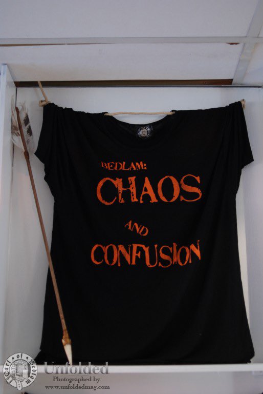 NewsfromBedlam's tweet photo. This is my fave #EarlofBedlam #tshirt, one of the 1st we made, succinctly stated, the actual dictionary definition of #Bedlam .Could its comeback moment be upon us? #ChaosandConfusion #Westminster Could we get one to @thehuwedwards in time to read the news tomorrow? @BBCNews https://t.co/Y5WAXAFayg