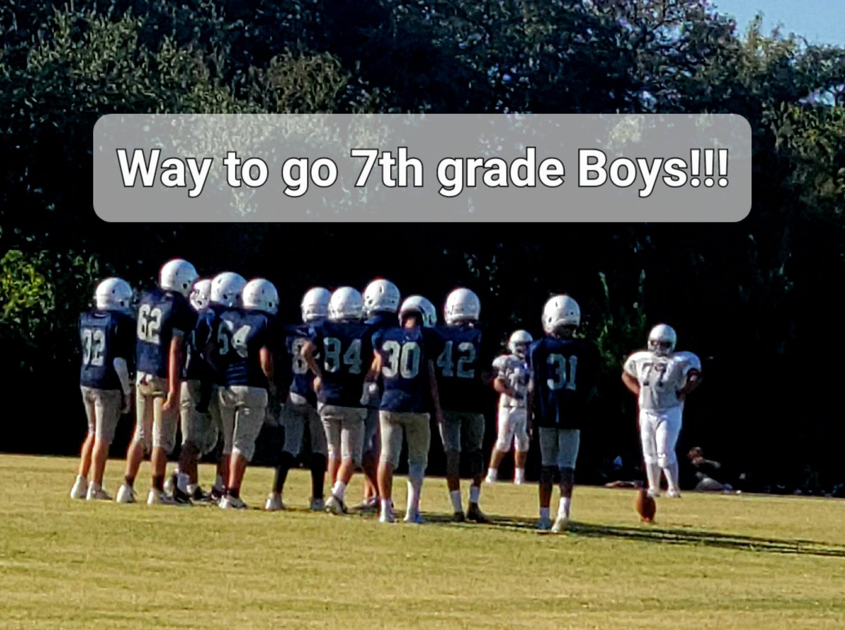 Connally 7th grade Football at its finest!! PROUD OF YOU!! <a href="/NISDConnally/">Connally Coyotes</a>  <a href="/ConnallyCoyotes/">Connally Coyote Boys Athletics</a> @mvpofpe21coachp