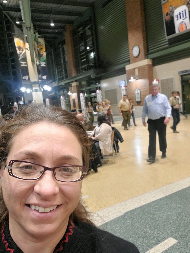 RCGforSenate's tweet photo. I had a great time last night at an event at Lambeau in support of the Boy Scouts of America! Such an amazing organization. I have two sons who are Eagle Scouts... with a third on his way! https://t.co/hwbDuMZHSJ
