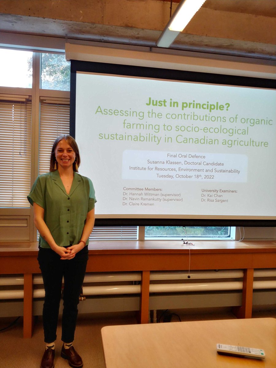 susanna_elsie's tweet photo. The final milestone of my PhD journey is now complete! I’m profoundly grateful to my academic family - esp @HWittmanUBC &amp; @NRamankutty - for lining the road with care, brilliance and support. I’ve enjoyed every step! https://t.co/OmQd5T06V2