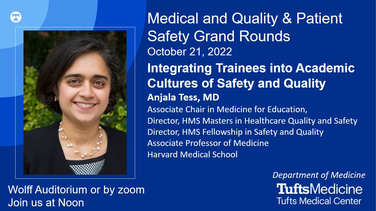 A great way to cap off #QI week, with @anjala_tess. @TuftsMedicalCtr @TuftsMedSchool @SocietyHospMed