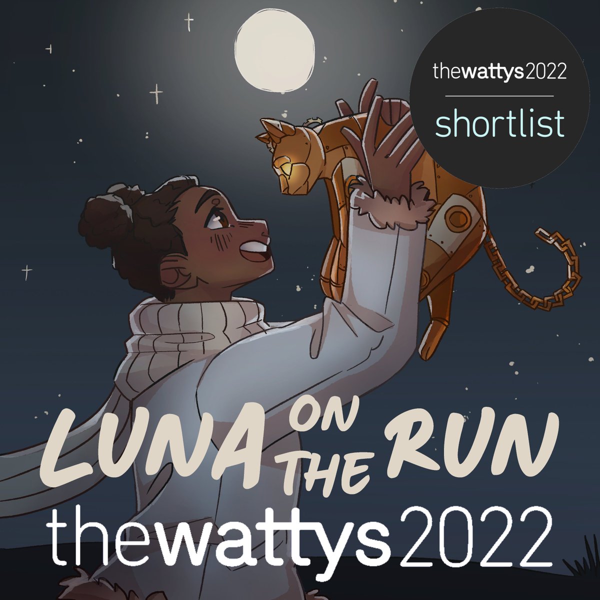 moikheck's tweet photo. my newest announcement: #lunaontherun has been shortlisted for a #wattys2022 award! i'm very excited to have made it this far! #writingcommunity https://t.co/fORgt8Our0