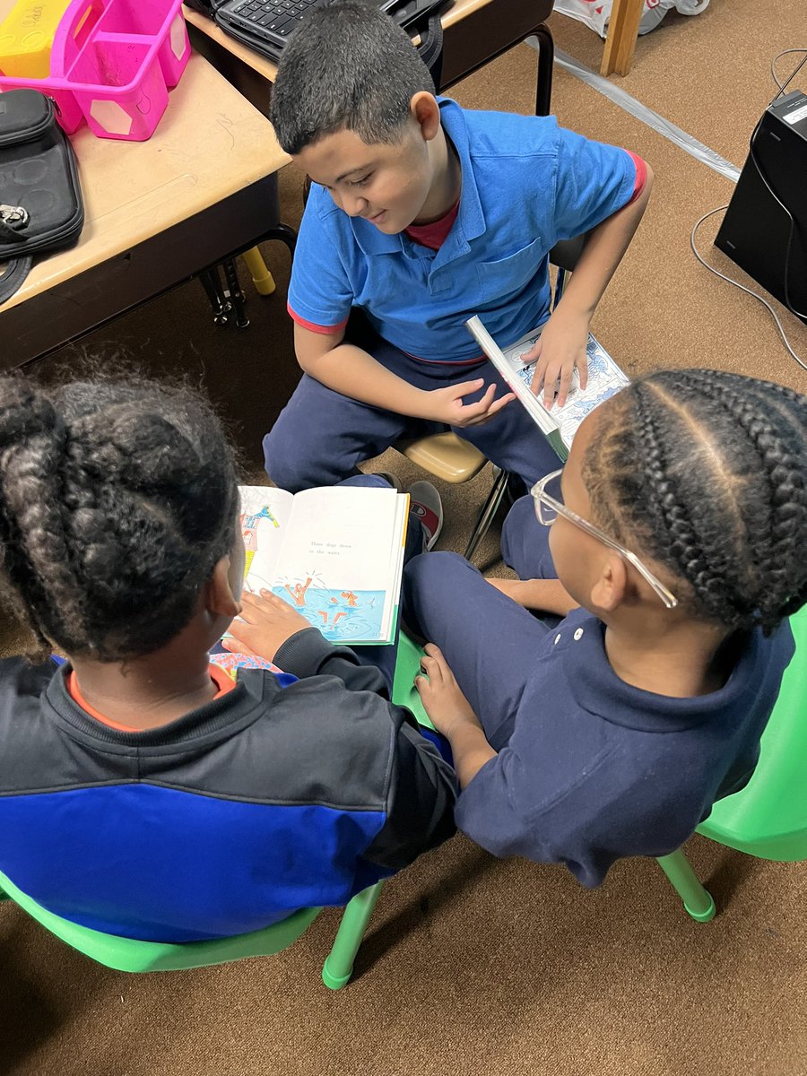 Best part of my day…seeing classmates help each other read their new library books! @asdcentral #learninginlibrary