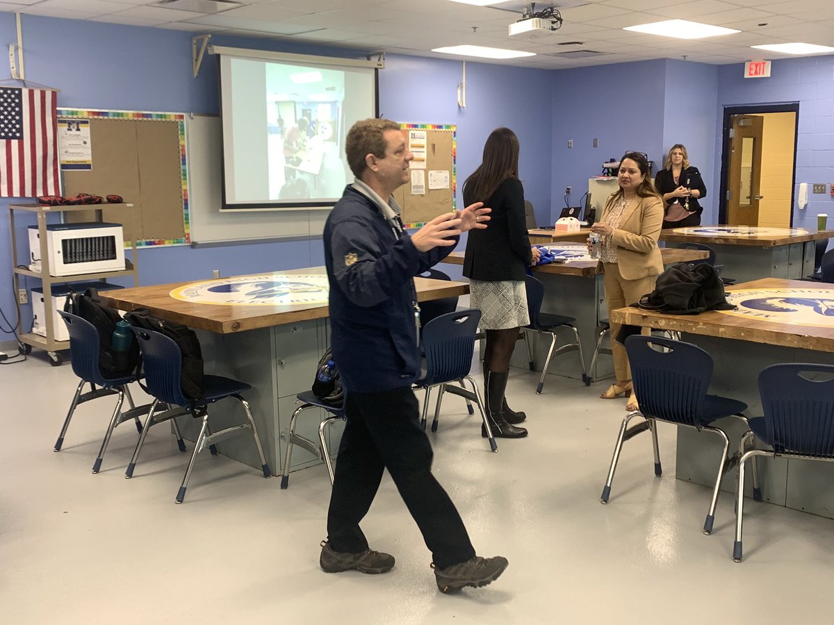 It was a great day sharing how well our brand new Electricity Program is already doing and what’s in its future with the district this morning. Mr. Horton is taking us places. #CTE #bpnd <a href="/buc_yearbook/">Mainland Yearbook</a> <a href="/Mainlandhigh/">Mainland High School</a>