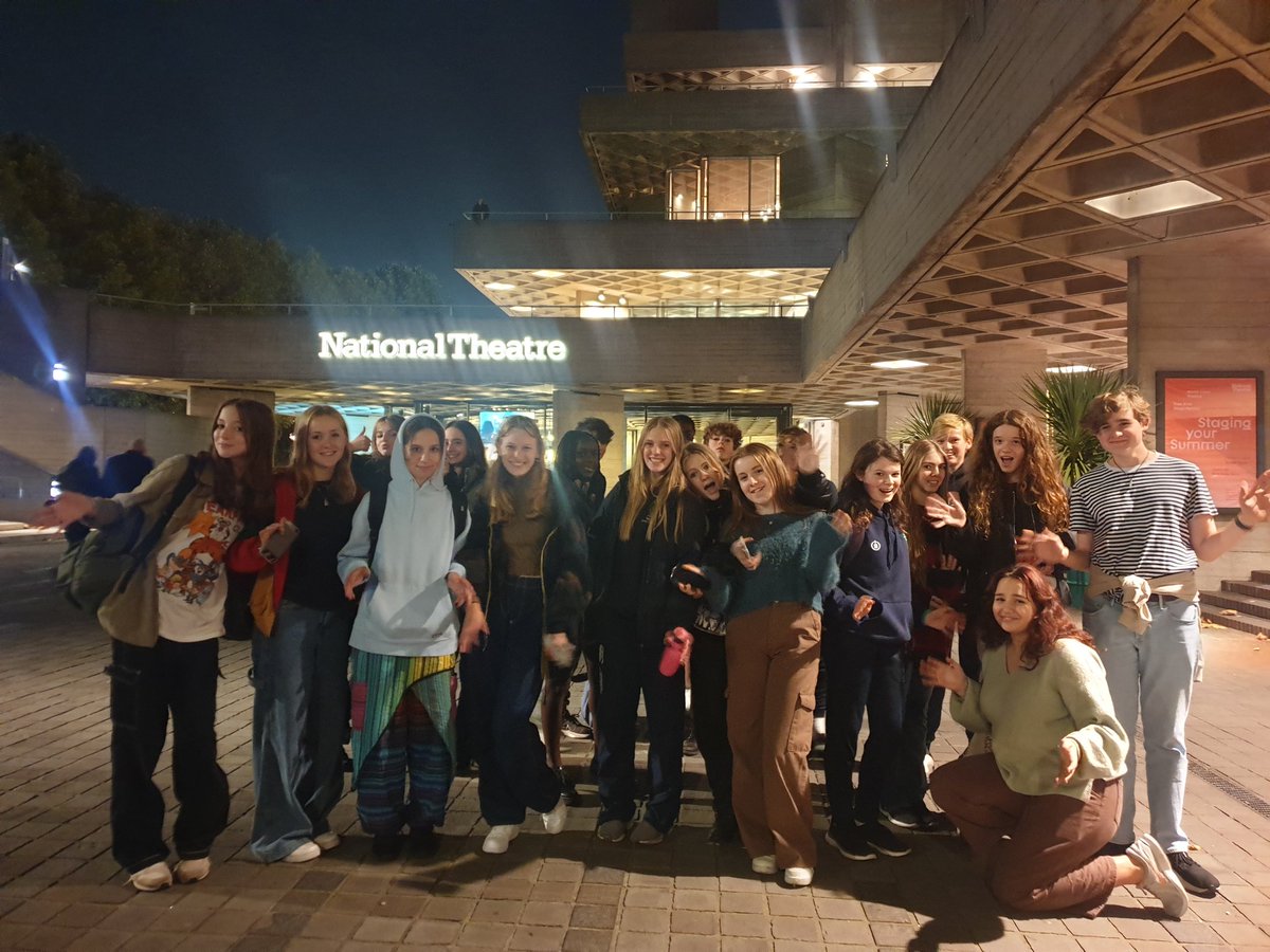 Y10&amp;11 excited for their trip to see 'The Crucible' <a href="/NationalTheatre/">National Theatre</a>