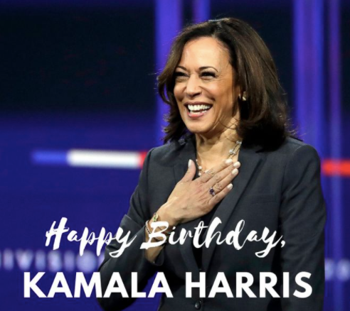 HAPPY BIRTHDAY! Today Vice President Kamala Harris turns 58.  