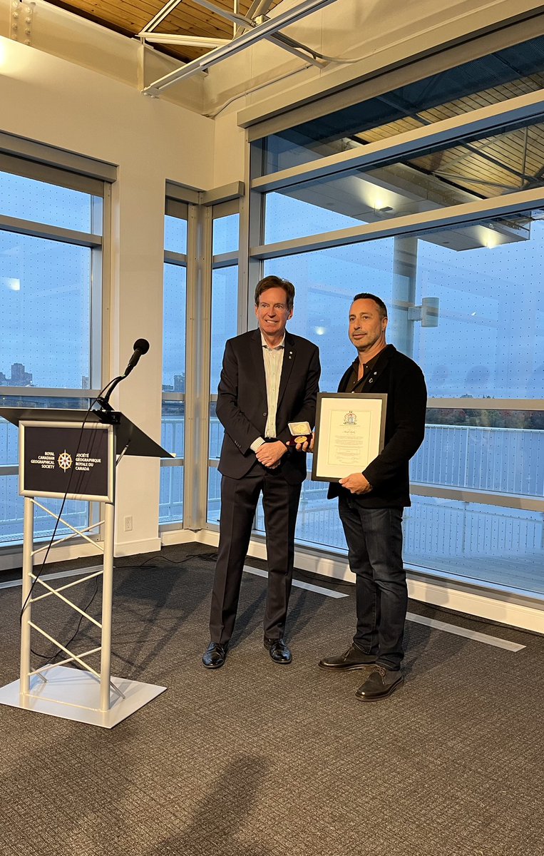 On October 19th we presented Mark Pathy with the Society's Gold Medal. Mark is an entrepreneur, investor, adventurer, space voyager & philanthropist. As a result of his strategic philanthropy communities and individuals are empowered to make meaningful, positive societal change.