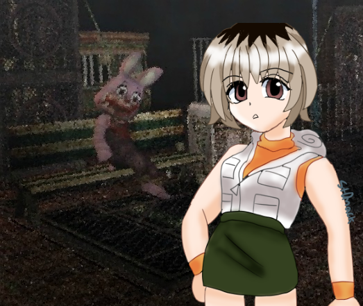 VNSalesman's tweet photo. Silent Hill 3 in The Ryukishi Art Style https://t.co/260CXevAEr