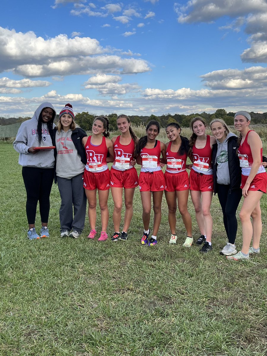 RVRHS_XC's tweet photo. Big PRs on the course today! Congratulations to all the girls who raced at the Olympic Conference Championships! https://t.co/v0KSRDabqr