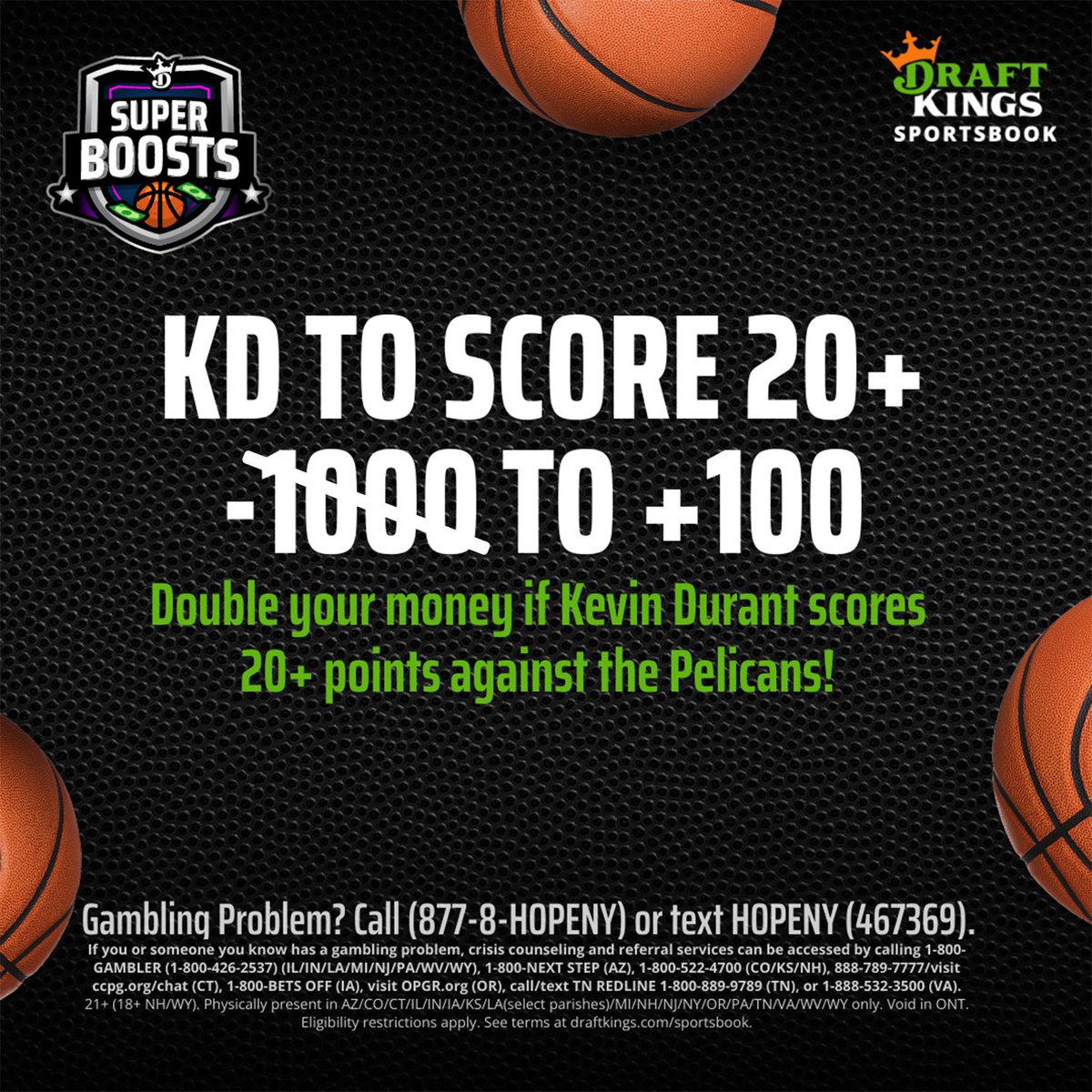 TheYoungManAndTheThree (@oldmanandthree) on Twitter photo KD to get 20+ points got a major boost over at <a href="/DKSportsbook/">DraftKings Sportsbook</a> 👀 #DKPartner dkng.co/OM3 KD to get 20+ points got a major boost over at <a href="/DKSportsbook/">DraftKings Sportsbook</a> 👀 #DKPartner dkng.co/OM3