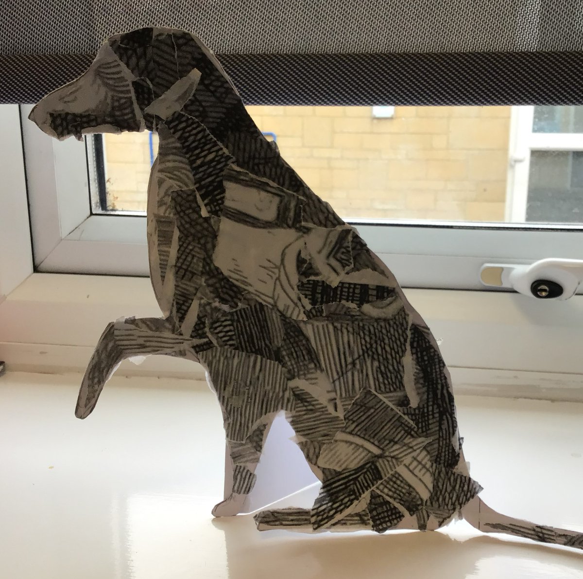 HullavingtonPri's tweet photo. Eagle Owls pupils made effective dog sculptures. I just love them. https://t.co/9CFSR9NCcz