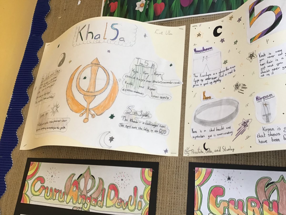 HullavingtonPri's tweet photo. Hawk Owls and Eagle Owls visited the Bristol Gurdwara and have produced this incredible learning which they shared with pupils throughout the school. https://t.co/iJsSqiSXLG