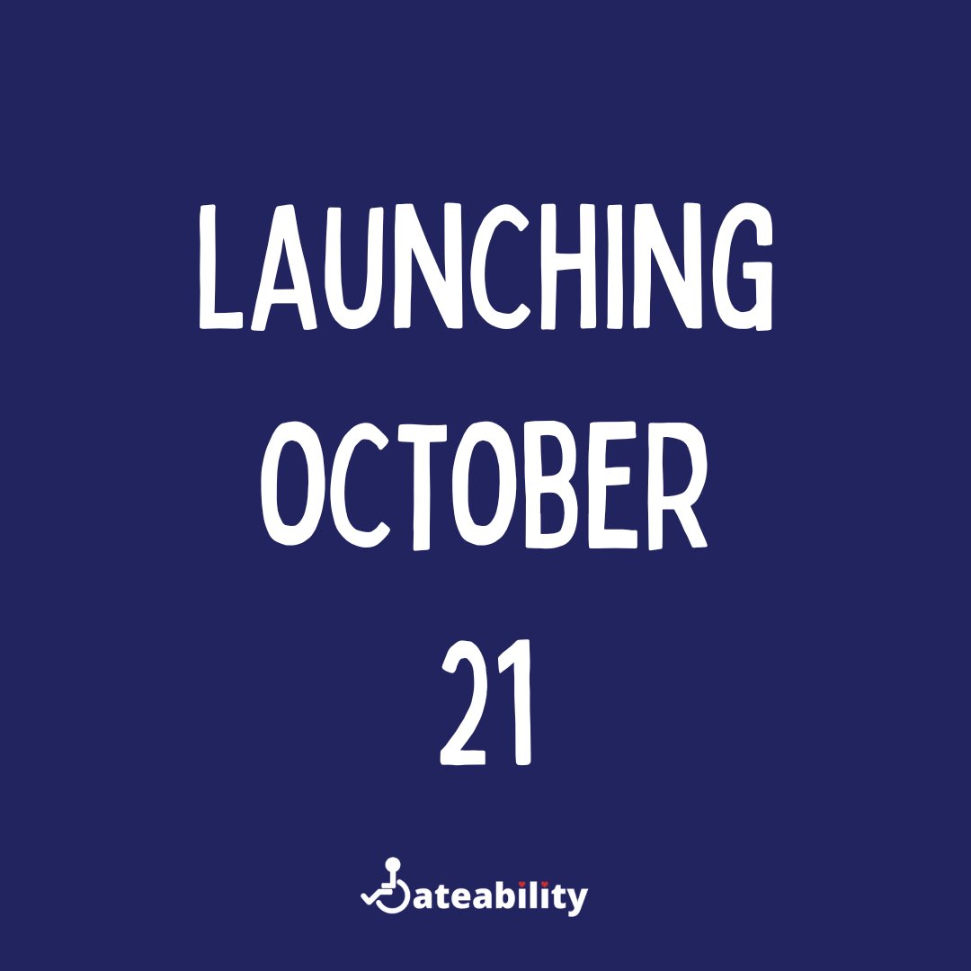 DateabilityApp's tweet image. Coming to your screens this Friday! 📱💻 #Dateability #MakingLoveAccessible #Disability #DisabilityAwareness #ChronicIllness #DisabledAndWorthy #DatingApp #DisabledDating #NothingAboutUsWithoutUs #Inclusion #DisabilityPride #LoveIsLove #AntiAbleism #DisabilityAdvocacy