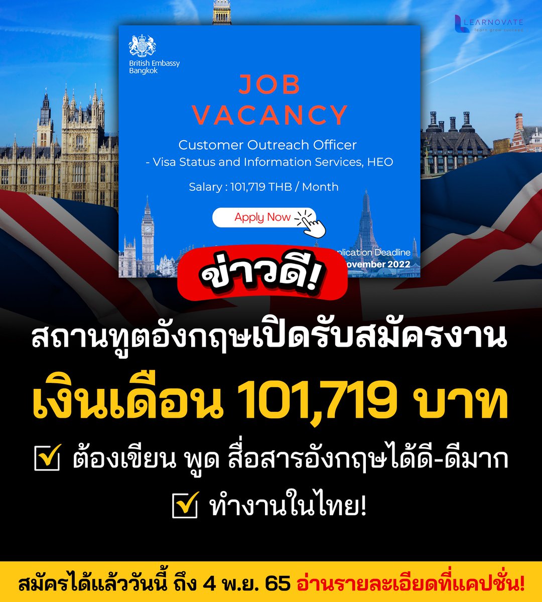 englishbykruann's tweet photo. ใครได้ภาษา โอกาสมาแล้วค่ะ ไปสมัครโลด! https://t.co/VeLalleTiO ลิ้งค์รายละเอียดงาน และการสมัครอยู่ที่คอมเม้นต์ค่ะ 📍 https://t.co/xhmJokoPVg