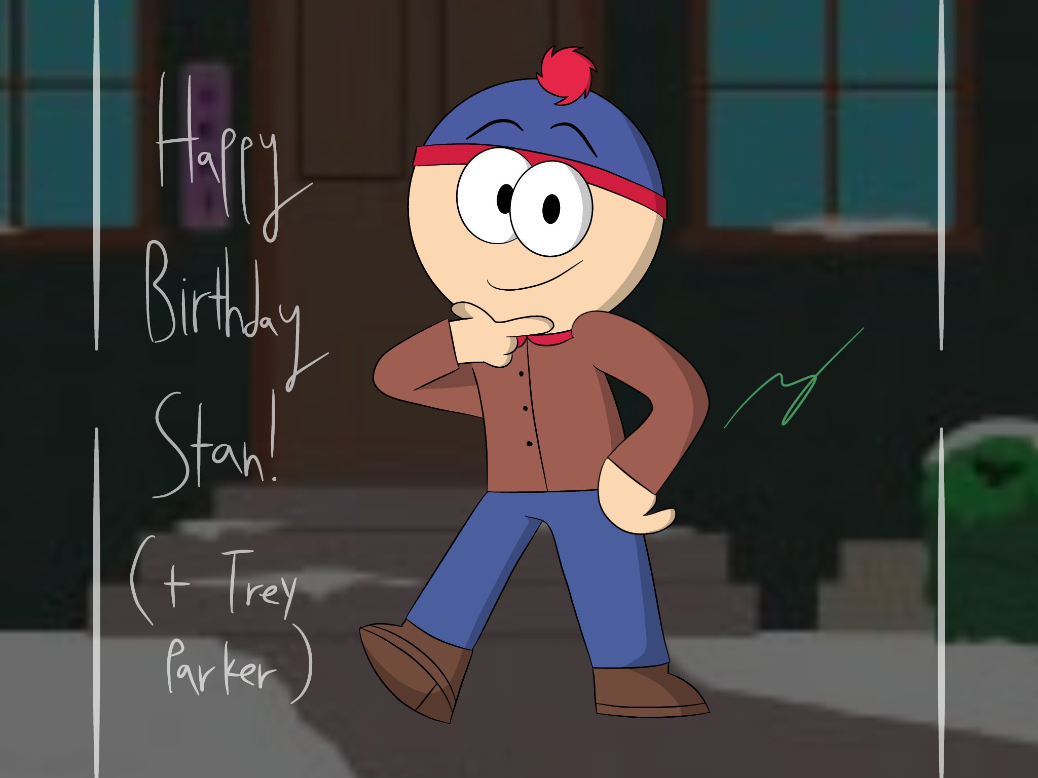 Happy Birthday, Stan Marsh + Trey Parker!!!     