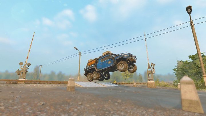 TheFrothyGamer's tweet photo. The #rezvani Hercules 6x6 is a beast of a scout in all conditions, can be a little heavy in the mud but yet to leave me stuck! She’s well worth the price of 3.99$ to adds sick truck to your fleet. #snowrunner #PlayStation #NintendoSwitch #xbox #videogames #dlc https://t.co/uyXSOBa8as