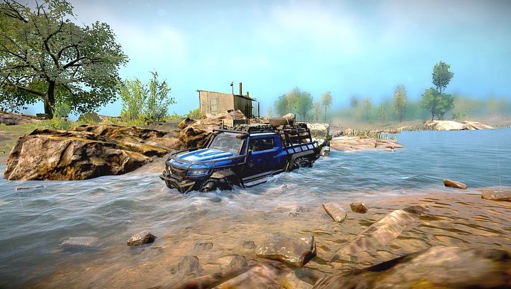 TheFrothyGamer's tweet photo. The #rezvani Hercules 6x6 is a beast of a scout in all conditions, can be a little heavy in the mud but yet to leave me stuck! She’s well worth the price of 3.99$ to adds sick truck to your fleet. #snowrunner #PlayStation #NintendoSwitch #xbox #videogames #dlc https://t.co/uyXSOBa8as
