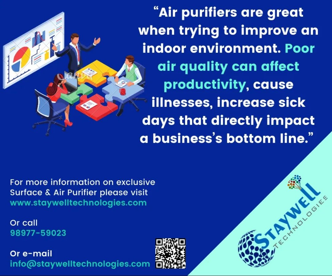 StaywellTech's tweet photo. #WeSharetheAir
https://t.co/c3iTdwfCSz
#wearableairpurifiers
#PortableAirPurifiers
#AirPurifiers
#ActivePureTechnology
#Staywell https://t.co/HIDp7LyzZp
