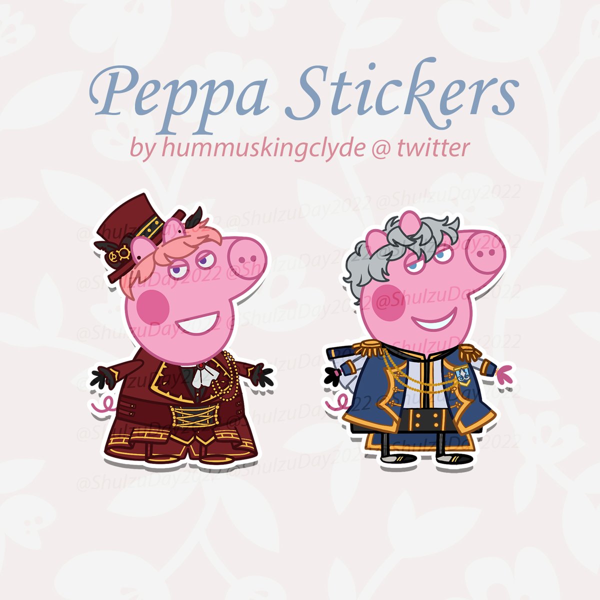 <a href="/FengChaOC/">Feng Cha OC 🌱 Boba</a> <a href="/kaitotenjoirl/">hiatus</a> ✨ Surprise Event Goodie Reveal! ✨

As a surprise, all attendees of the cupsleeve event will receive their choice of a Peppa Shu or a Peppa Izumi vinyl sticker by the amazing <a href="/hummuskingclyde/">👓❤️‍🔥🌟</a>! Limit 1 per person while supplies last!
