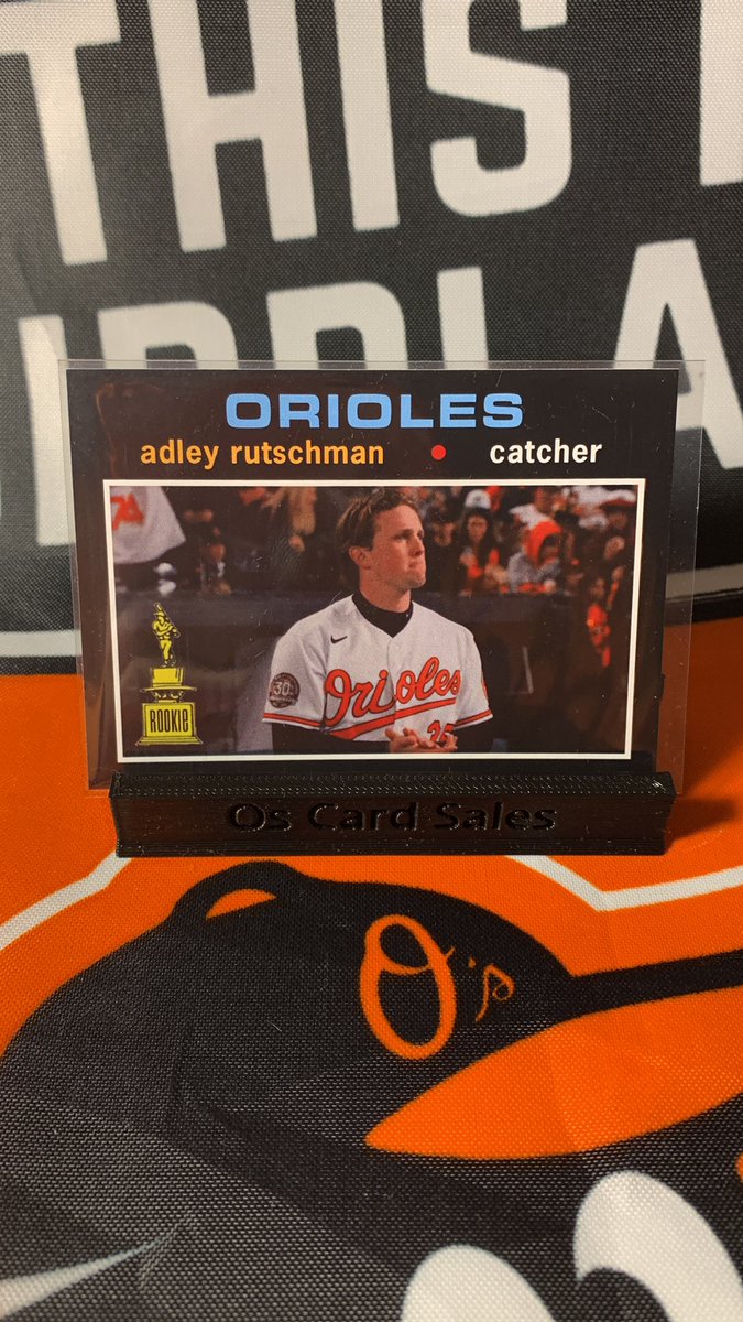 OsCardGiveAways's tweet image. 4200 follower giveaway!!!

Want this custom Adley Rutschman card? Like and retweet this tweet. Then follow me.  I’ll select one follower Friday at 8pm to receive this card.