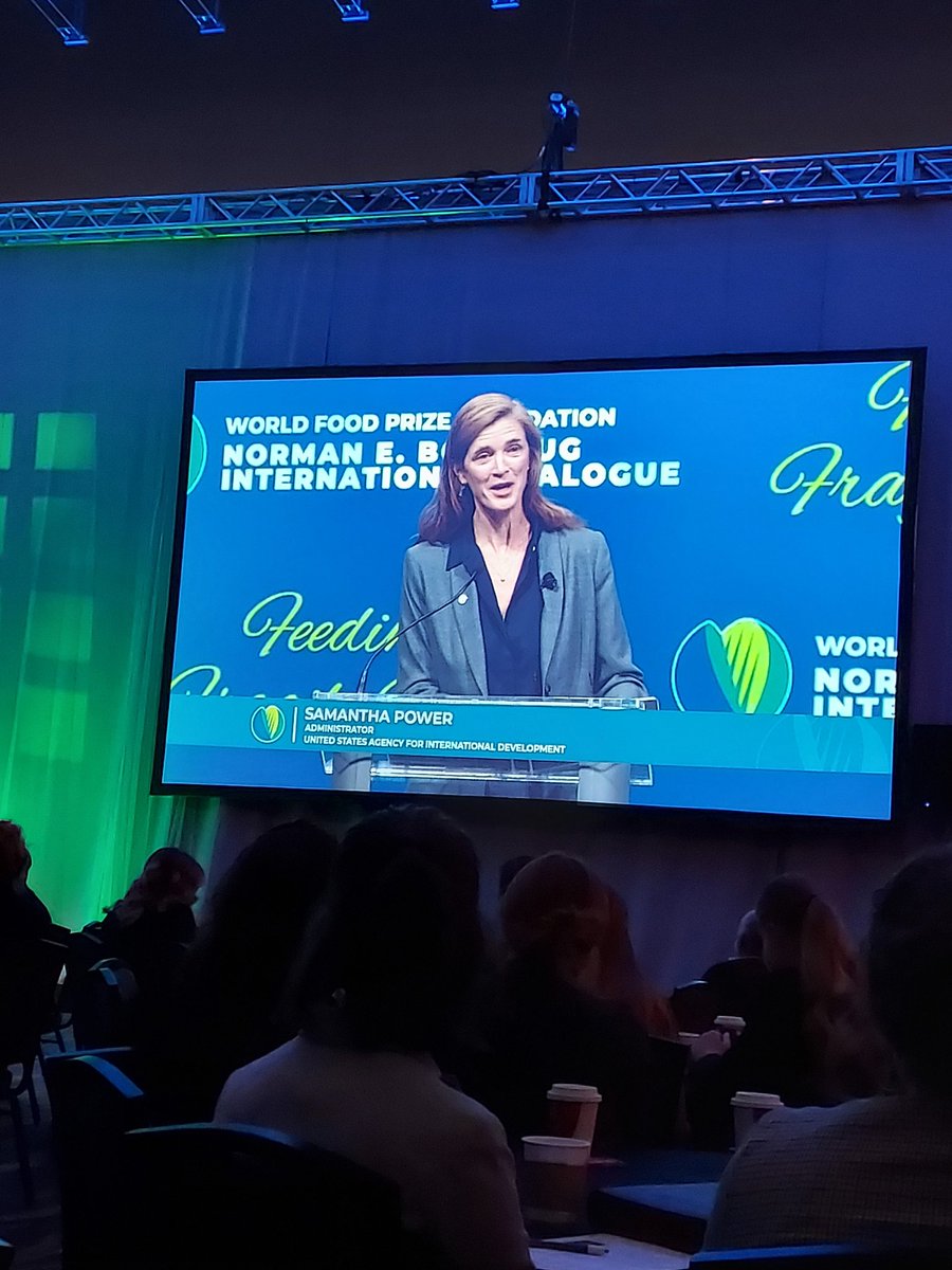 seannageiger's tweet photo. Day 2 complete at World Food Prize with @WFPFgoals! So excited to have gotten to witness 2 very special award recipients give their speeches as well as hear the Borlaug Keynote speaker talk about A Better Way to Feed the World! 
#foodprize22 https://t.co/T4sK3WXLv5