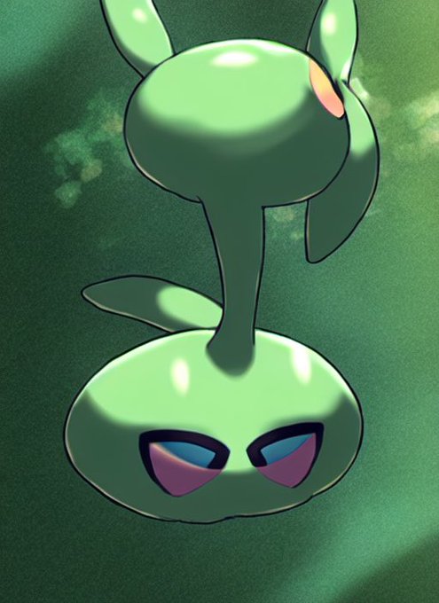 AI架空ポケモン「モネルー」 #AI架空ポケモン 