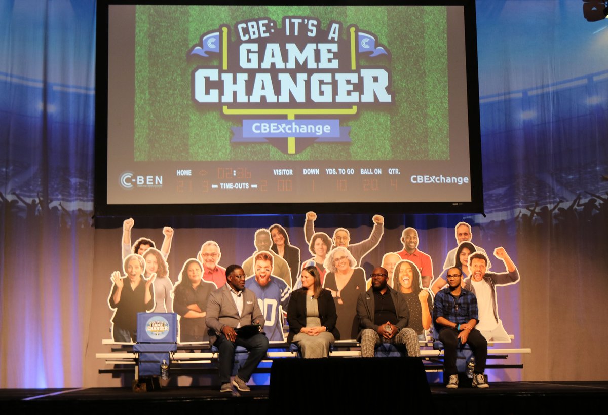 CBENetwork's tweet photo. 1 of everyone's favorites from today was: "Packing the Stands with Raving Fans!" This event featured Adrian Haugabrook @SNHU, Ricky Washington, Koran Dorsett, & Maureen Stover. Thank you for sharing your personal journeys w/us!
#CBExchange #CBEN #CBE #Competency #Education https://t.co/cxuIOfGRLD