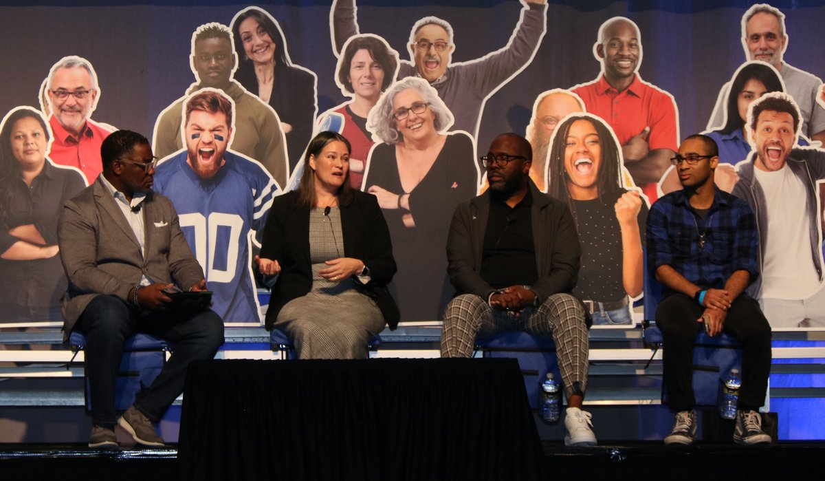 CBENetwork's tweet photo. 1 of everyone's favorites from today was: "Packing the Stands with Raving Fans!" This event featured Adrian Haugabrook @SNHU, Ricky Washington, Koran Dorsett, & Maureen Stover. Thank you for sharing your personal journeys w/us!
#CBExchange #CBEN #CBE #Competency #Education https://t.co/cxuIOfGRLD
