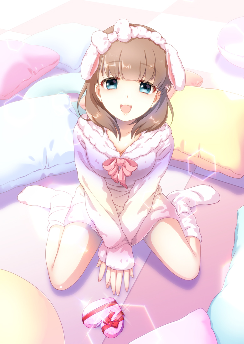 佐久間まゆ 「#あなたのぴんく色の作品を見せてくださいピンクっぽいやつ 」|しるきー🎀skeb募集中のイラスト
